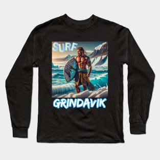 SURF ICELAND GRINDAVIK SURFER Long Sleeve T-Shirt